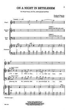 On A Night In Bethlehem von Sandra T. Ford 