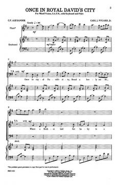 Once In Royal David's City von Carl Nygard 