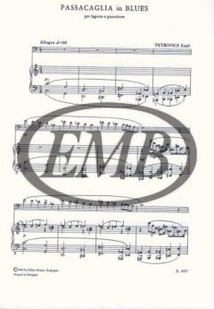 Passacaglia in Blues (Emil Petrovics) 