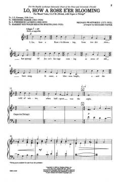 Lo, How A Rose E'er Blooming von Michael Praetorius 