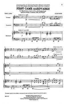 First Came Aardvarks von Allen Pote 