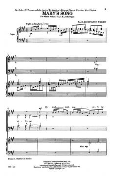 Mary's Song von Paul Leddington WrightPaul Leddington Wright 