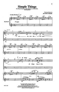 Simple Things von Jeanine Tesori 