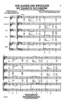 My Thanks To You Forever (Ich Danke Dir Ewiglich) von Johann Fr. PeterJohann Fr. PeterNola Reed Knouse 