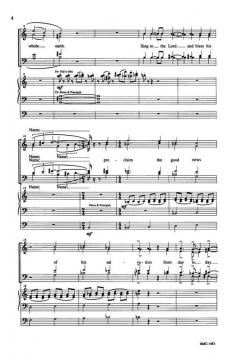 Sing Unto The Lord A New Song von Carlyle Sharpe 