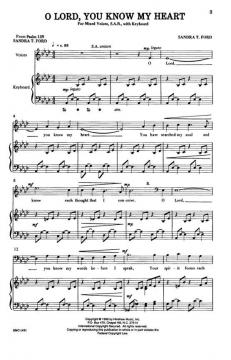 O Lord, You Know My Heart von Sandra T. Ford 