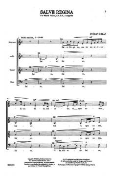 Salve Regina von György Orban 