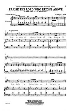 Praise The Lord Who Reigns Above von Nancy CobbNancy Cobb 