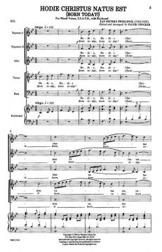 Hodie Christus Natus Est von Jan Pieterszoon Sweelinck 