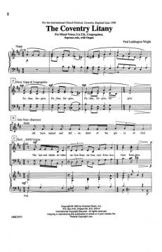 The Coventry Lithany von Paul Leddington Wright 