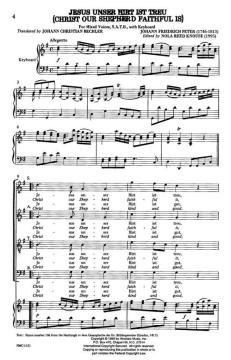 Christ Our Shepherd Faithful Is von Johann Fr. PeterJohann Fr. PeterNola Reed Knouse 