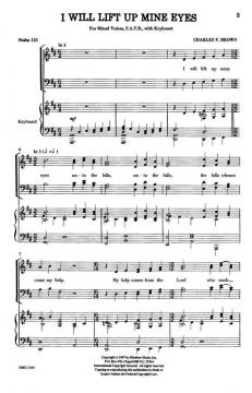 I Will Lift Up Mine Eyes von Charles Brown 