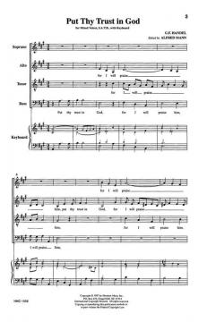 Put Thy Trust In God von Alfred Mann 
