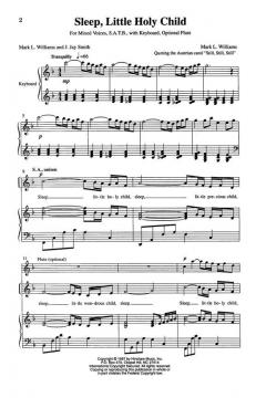 Sleep, Little Holy Child von Mark L. WilliamsMark L. Williams 