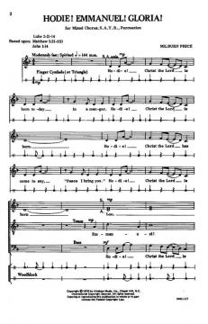 Hodie! Emmanuel! Gloria von Milburn Price 