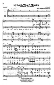 My Lord, What A Morning von Paul Leddington Wright 