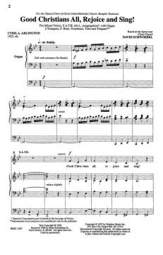 Good Christians All, Rejoice And Sing! von David Schwoebel 