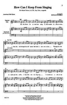 How Can I Keep From Singing von Robert Lowry 