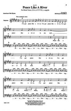 Peace Like A River von Ronald Staheli 