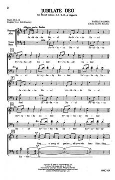 Jubilate Deo von Erik Routley 
