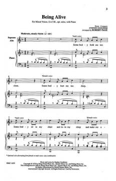 Being Alive von Stephen Sondheim 