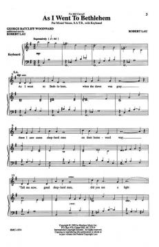 As I Went To Bethlehem von Robert Lau 