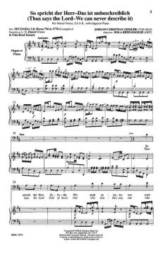 Thus Says The Lord (So Sprecht Der Herr) von Johann Christian GeislerJohann Christian GeislerNola Reed Knouse 