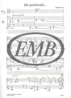 Epilogue 1 von Attila Remenyi für Horn und Klavier