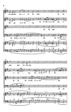 All The Earth Doth Worship Thee von Samuel Sebastian Wesley 