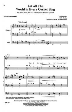 Let All The World In Every Corner Sing von Erik Routley 