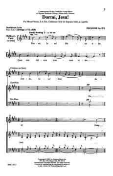 Dormi, Jesu von Eleanor Daley 