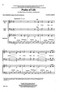 Psalm Of Life von Lloyd Larson 