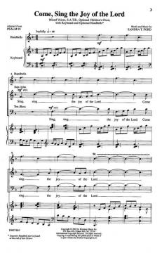 Come Sing The Joy Of The Lord von Sandra T. Ford 