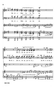 Hodie Christus Natus Est von Paul Basler 