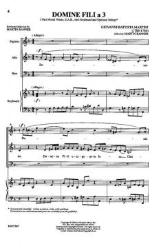 Domine Fili A 3 von Martin Banner 