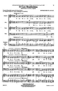 O Lux Beatissima von Howard Helvey 