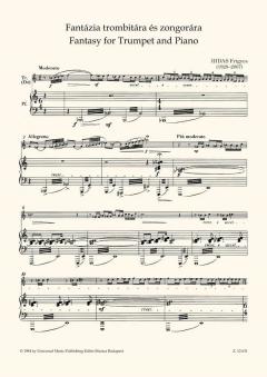 Phantasy for Trumpet and Piano von Frigyes Hidas im Alle Noten Shop kaufen