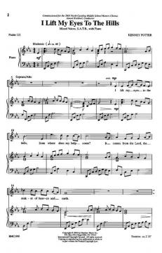 I Lift My Eyes To The Hills von Kenney PotterKenney Potter 