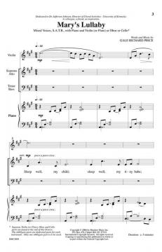 Mary's Lullaby von Gale (Mr.) PriceGale (Mr.) Price 