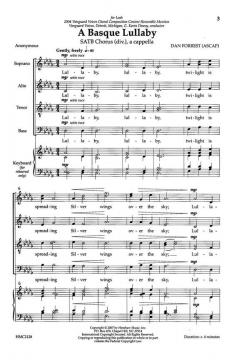 A Basque Lullaby von Dan Forrest 