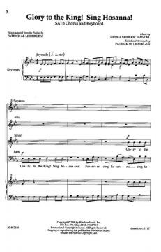 Glory To The King! Sing Hosanna! von Patrick M. Liebergen 