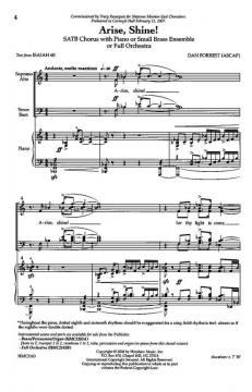 Arise, Shine von Dan Forrest 