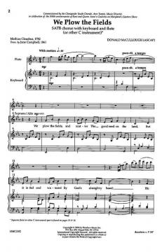We Plow The Fields von Donald McCulloughDonald McCullough 