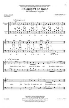 It Couldn't Be Done von Eleanor Daley 