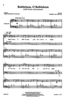 Bethlehem, O Bethlehem von Robert Lau 