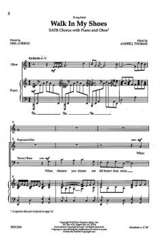 Walk In My Shoes von Andre J. Thomas 