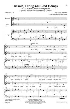 Behold, I Bring You Glad Tidings von David Giardiniere 