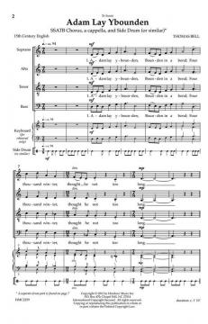 Adam Lay Y Bounden von Thomas Bell 