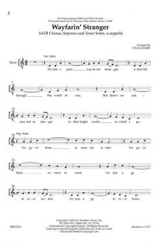 Wayfarin' Stranger von Craig Zamer 