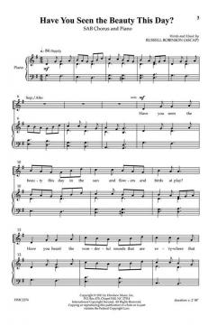 Have You Seen The Beauty This Day? von Russell Robinson 